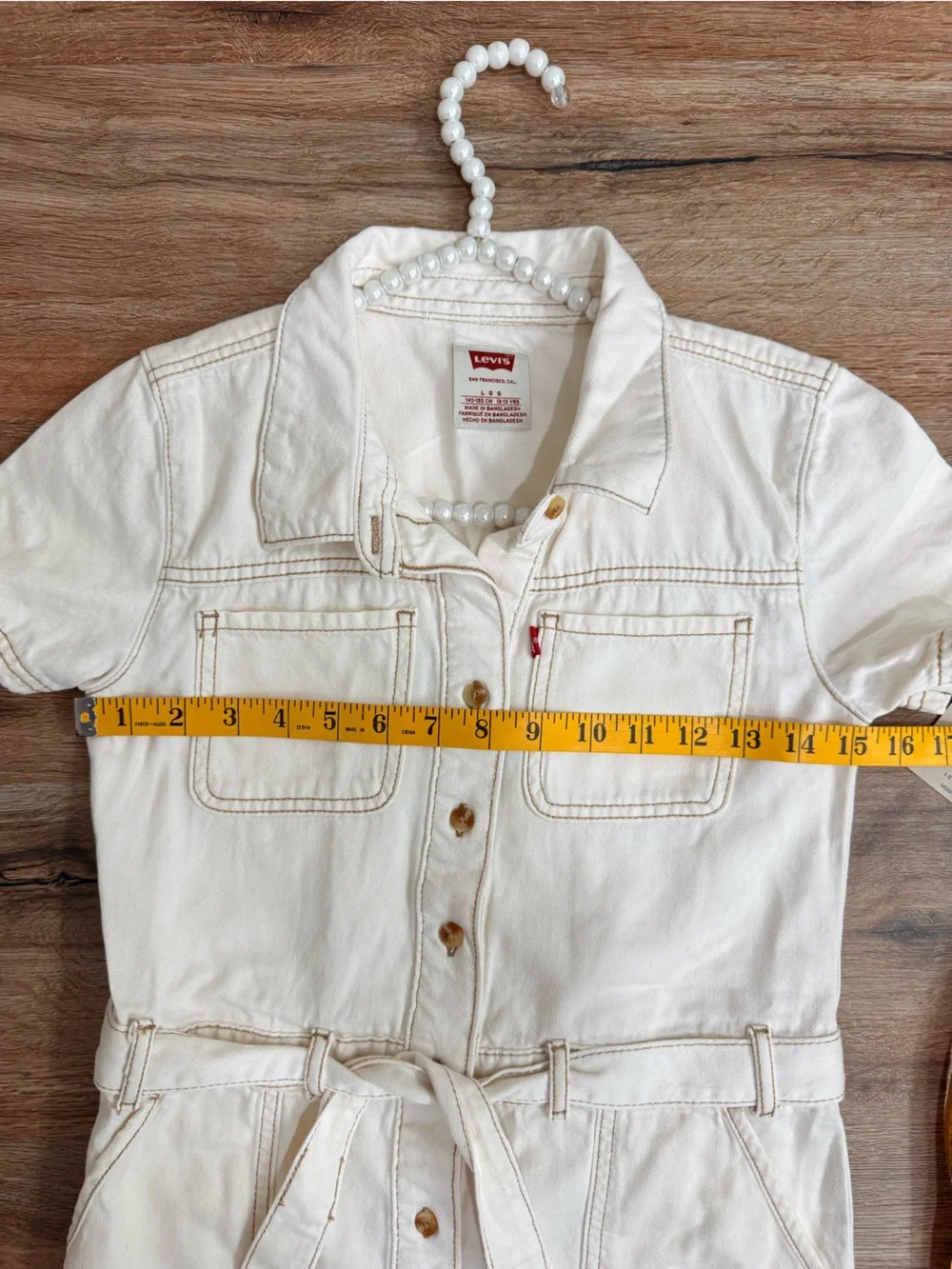 Levi’s UTILITY DRESS W/ BELT BIG GIRLS NWT